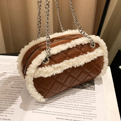 Sieviešu ķēdes, plecu rokturi ikdienas soma