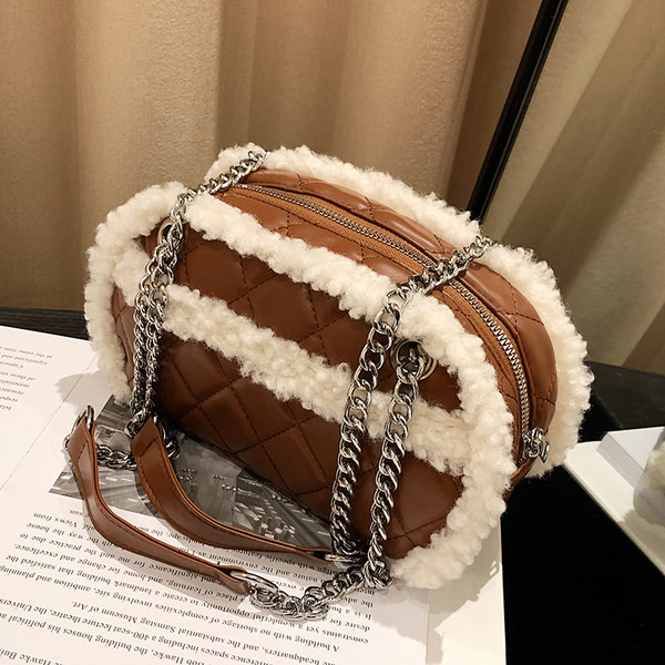 Sieviešu ķēdes, plecu rokturi ikdienas soma