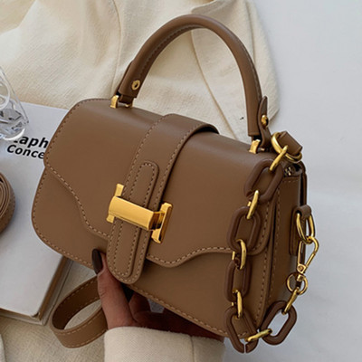 Moderna torbica s dvije ručke za rame od umjetne kože