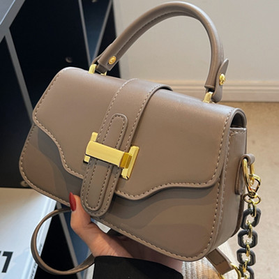 Moderna torbica s dvije ručke za rame od umjetne kože