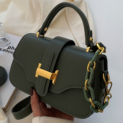 Moderna torbica s dvije ručke za rame od umjetne kože