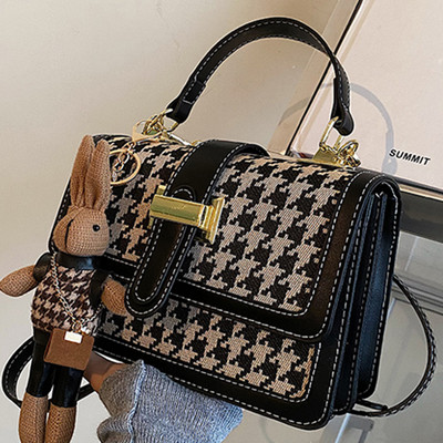 Ženska četvrtasta torba s ručkom za rame i magnetnom kopčom