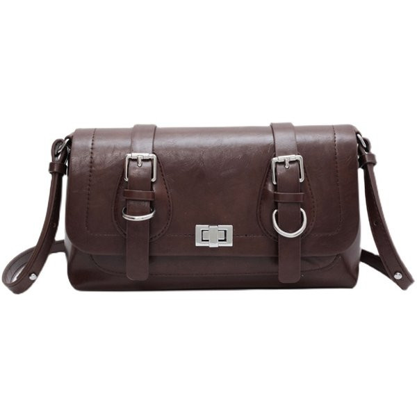 Eco bőr fém csatos alkalmi táska nőknek