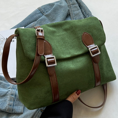 Női öko velúr alkalmi táska mágneses zárással