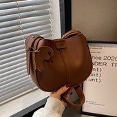 Női eko bőr alkalmi táska cipzárral és mágneses csattal