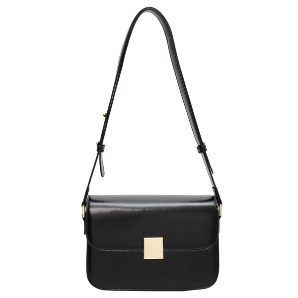 Sieviešu ādas soma ar metāla aizdari