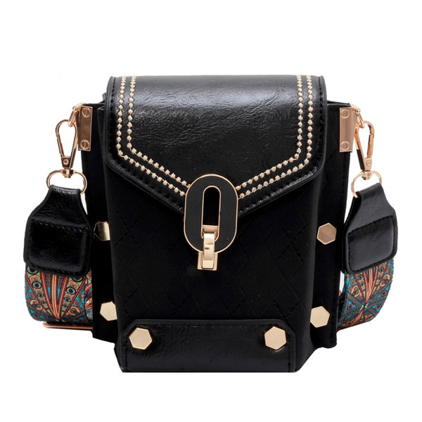 Moderna maza rokassomiņa ar plecu rokturi