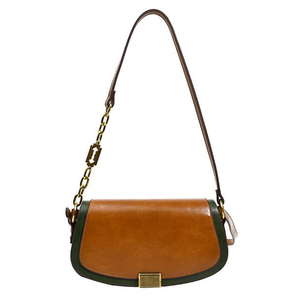 Moderna ženska torba s dugom ručkom i metalnom kopčom