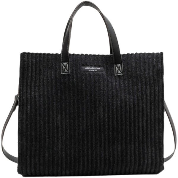 Rokassomiņa ar uzrakstu un garu rokturi, jauns modelis