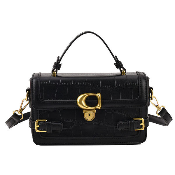 Rokassomiņa ar metāla elementu un garu rokturi, jauns modelis