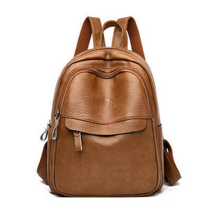 Alkalmi modell női eko bőr hátizsák cipzárral