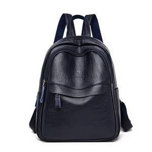 Alkalmi modell női eko bőr hátizsák cipzárral