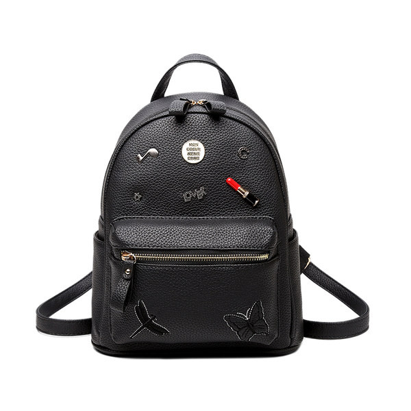 Divatos női hátizsák kulcstartós pénztárcával