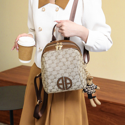 Új modell női textil hátizsák fém rögzítéssel