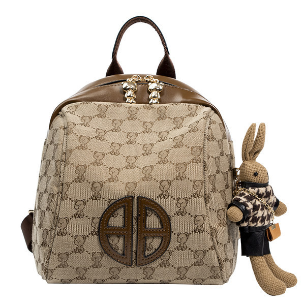 Új modell női textil hátizsák fém rögzítéssel