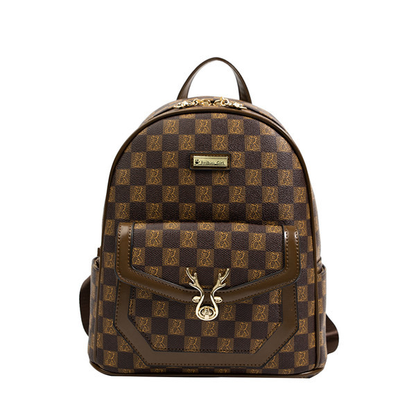 Alkalmi női hátizsák zsebbel - fehér és fekete színben