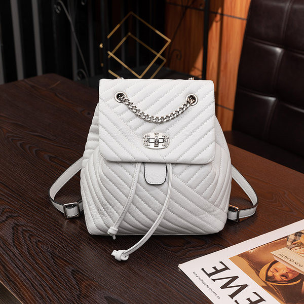 Ikdienas modeļa sieviešu eko ādas mugursoma ar sprādzi