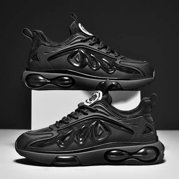 Vīriešu ziemas kedas no eko ādas ar apdruku un šņorēm