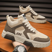 Stílusos, fűzős, lapos talpú férfi tornacipő