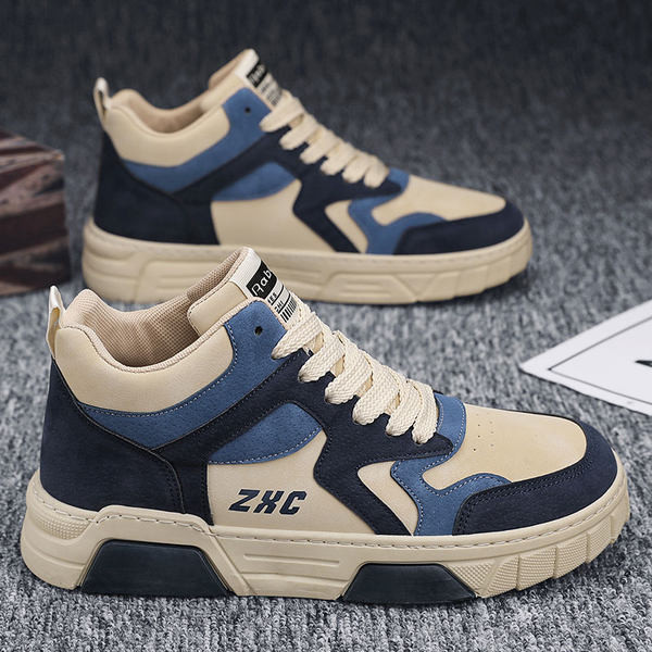 Stílusos, fűzős, lapos talpú férfi tornacipő