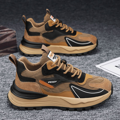 Férfi tornacipő két modell magas talpfelirattal és fűzővel