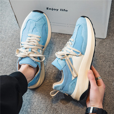 Ikdienas vīriešu kedas ar dūnu oderi un raupju zoli