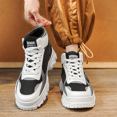 Vīriešu kedas no eko ādas ar oderi un šņorēm