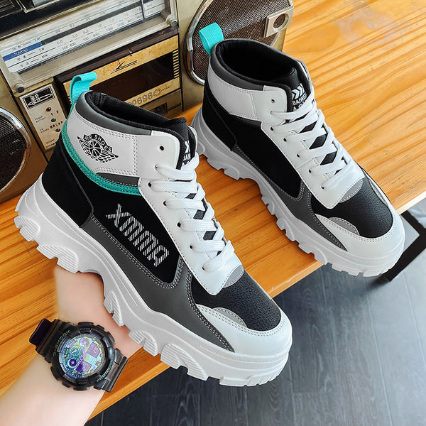 Vīriešu kedas no eko ādas ar oderi un šņorēm