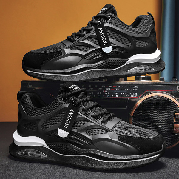 Sport férfi tornacipő hálóval - három színben