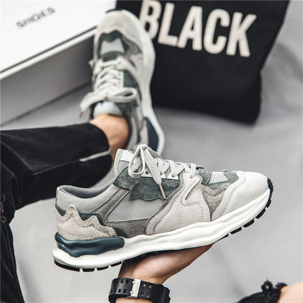 Férfi hétköznapi, fűzős lapos talpú tornacipő