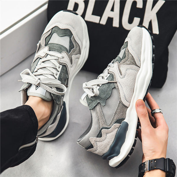 Férfi hétköznapi, fűzős lapos talpú tornacipő