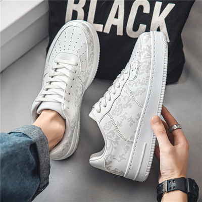 Jauna modeļa ādas vīriešu kedas ar šņorēm