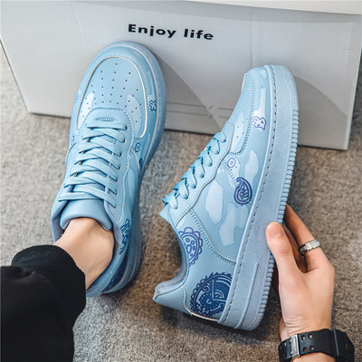 Jauna modeļa ādas vīriešu kedas ar šņorēm