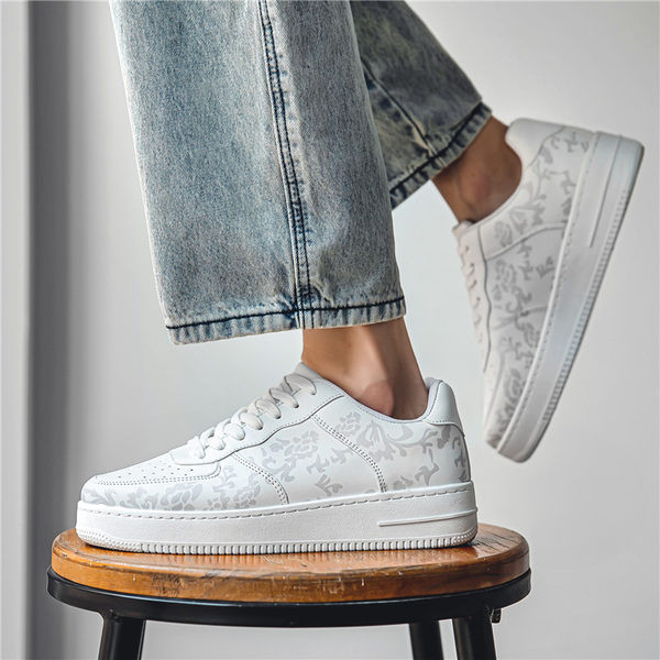 Jauna modeļa ādas vīriešu kedas ar šņorēm