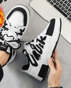 Ανδρικά sneakers casual με γράμματα