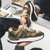 Vīriešu eko-zamšādas sporta kedas ar šņorēm