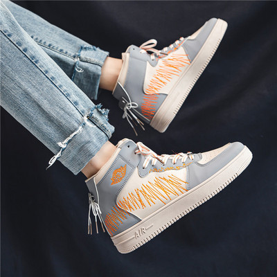 Lezser stílusú férfi eco bőr fűzős tornacipő