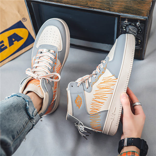 Lezser stílusú férfi eco bőr fűzős tornacipő