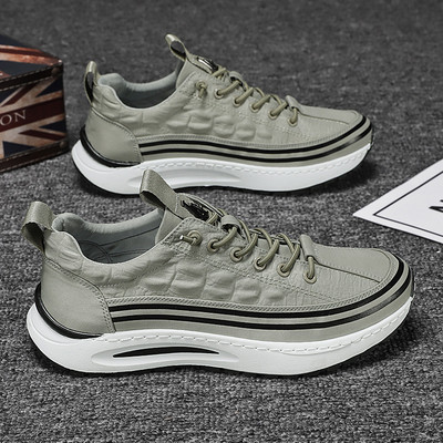 Alkalmi Eco bőr fűzős sportcipő férfiaknak