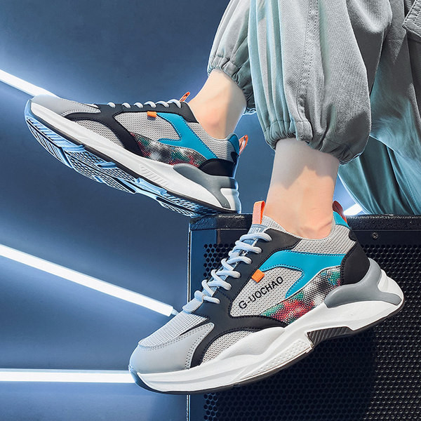 Ανδρικά sneakers με ψηλή σόλα