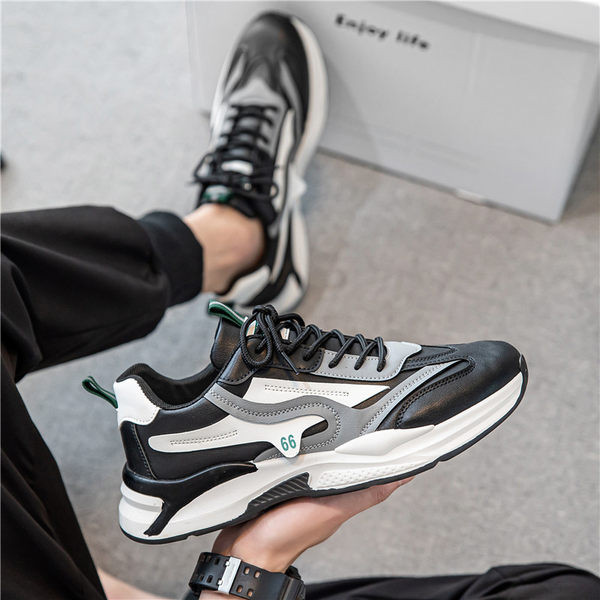 Sportiskas vīriešu kedas no eko ādas - divi modeļi