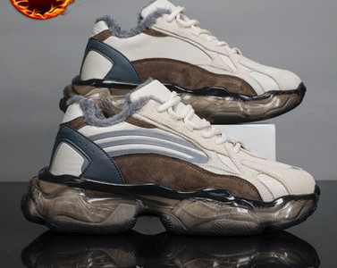 Ανδρικά sneakers ψηλά με ψηλή σόλα