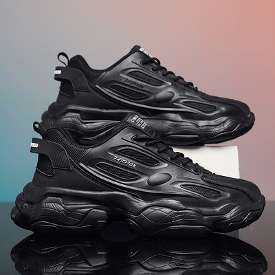 Ανδρικά sneakers ψηλά με ψηλή σόλα