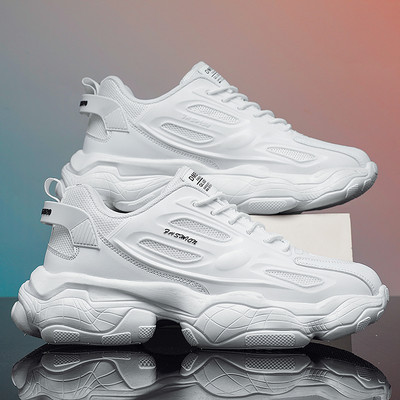 Ανδρικά sneakers ψηλά με ψηλή σόλα