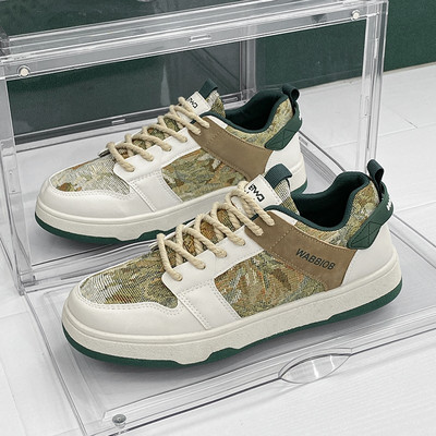 Férfi tornacipő virágmintával és béléssel