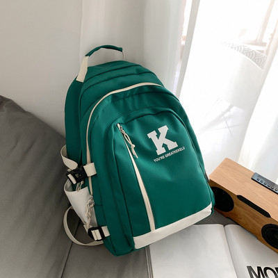 Υφασμάτινο σακίδιο πλάτης για γυναίκες με επιγραφή