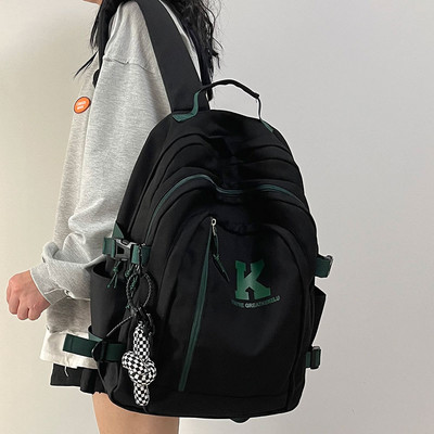 Υφασμάτινο σακίδιο πλάτης για γυναίκες με επιγραφή