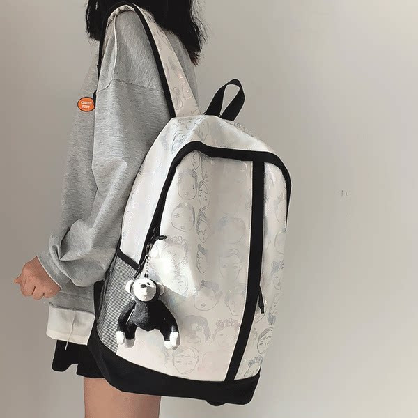 Új modell textil hátizsák kulcstartóval nőknek