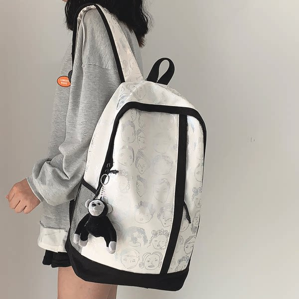 Új modell textil hátizsák kulcstartóval nőknek