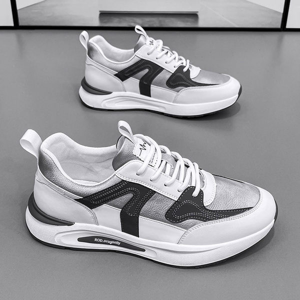 Vīriešu kedas noapaļots modelis ar šņorēm un uzrakstu